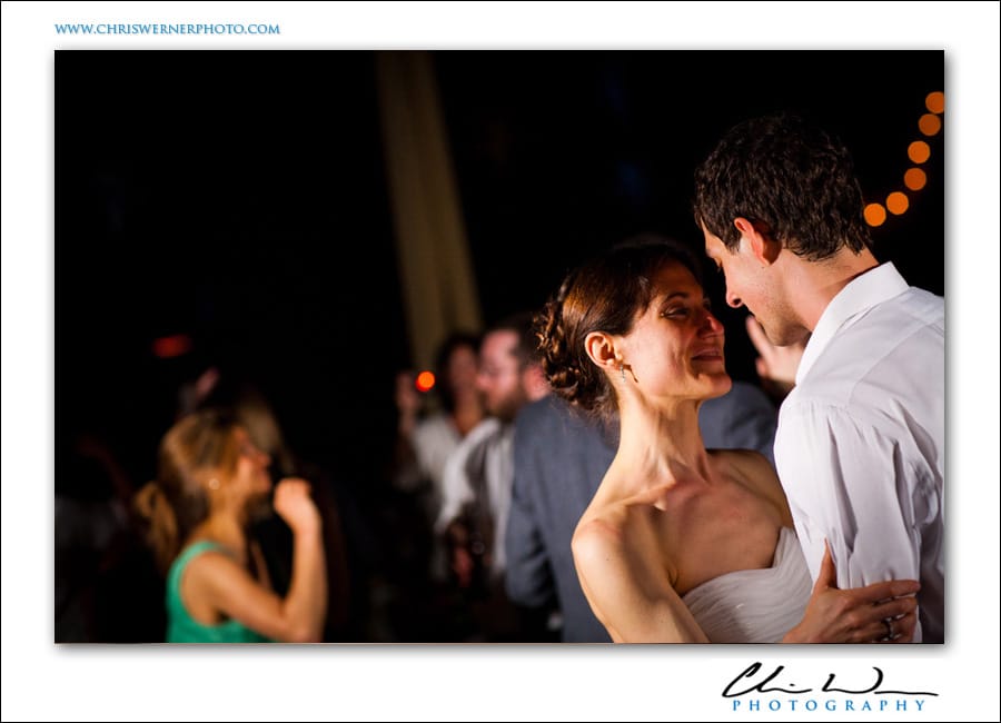 Bride and groom dance at their Upstate New York Wedding.