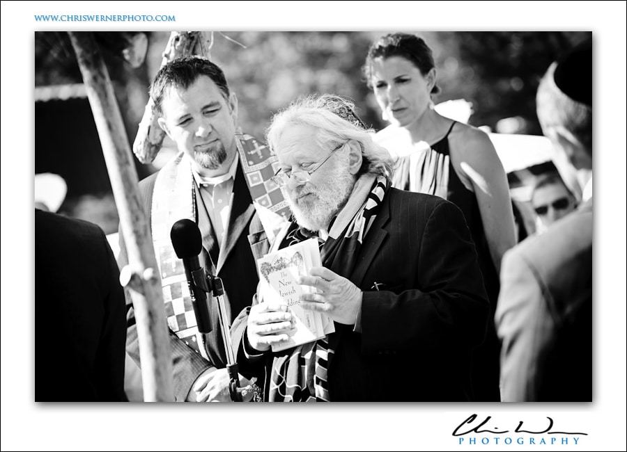 Northstar Lake Tahoe Jewish wedding ceremony photo.