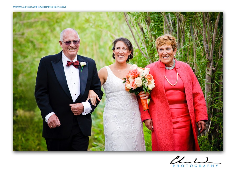 Father of the bride and mother of the bride, by a Mammoth Wedding Photographer.