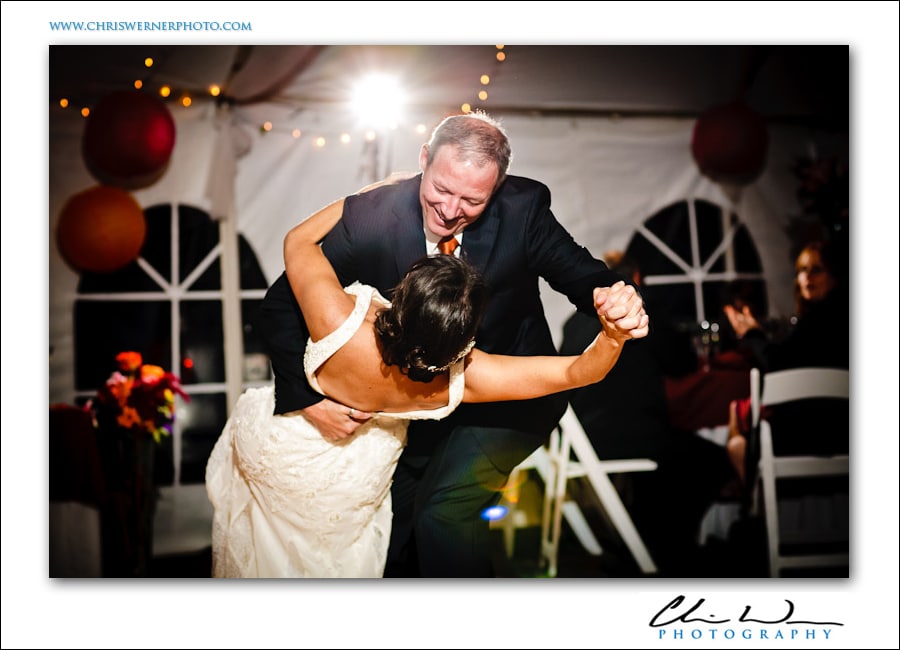 Mammoth Wedding Photographer, photo of bride and groom dancing.