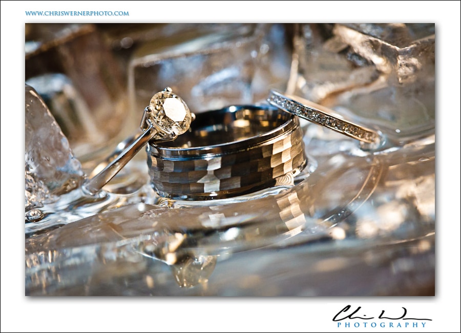 Wild Basin Lodge Wedding photo of rings.
