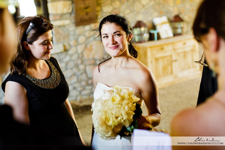 Photo of Napa Valley bride, Napa Valley Estate Wedding.