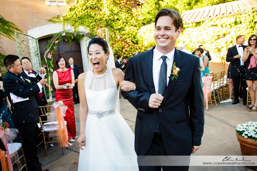 Bride and groom photo during their Napa wedding, shot by Wedding Photographers Napa Valley.