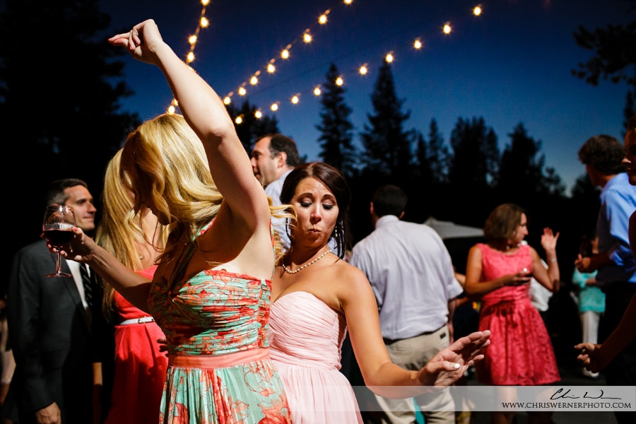 Truckee Wedding photographer dancing photo.