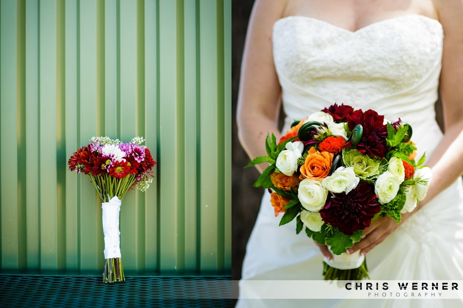 Lake Tahoe wedding flower ideas.
