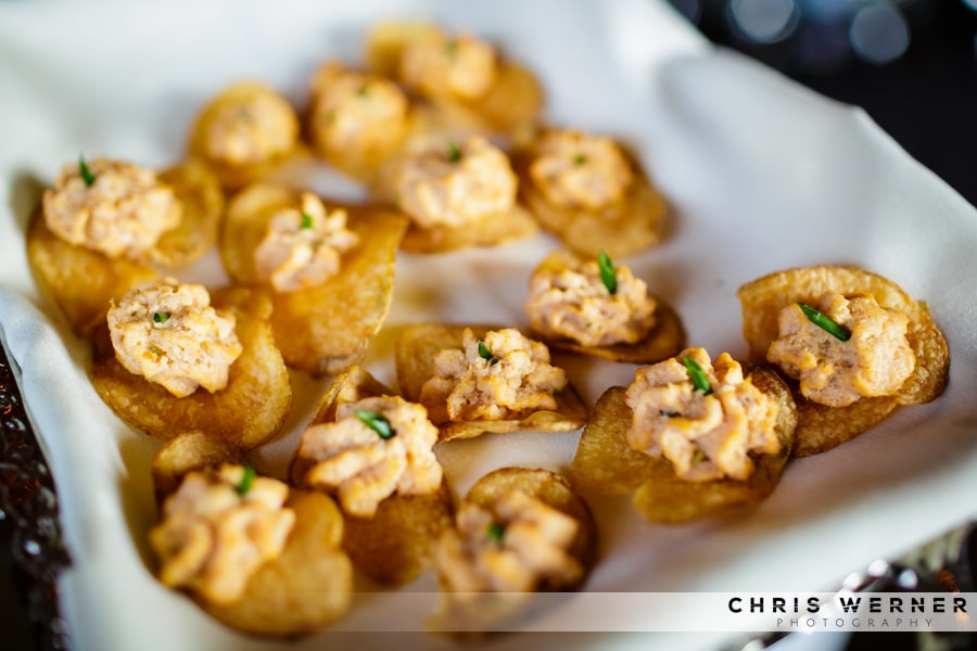 potato chip wedding reception appetizers