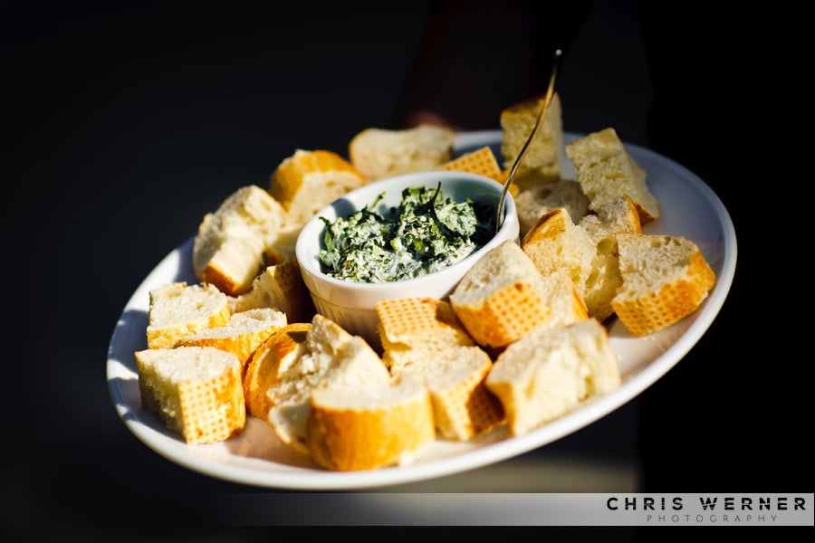 spinach dip wedding reception appetizers