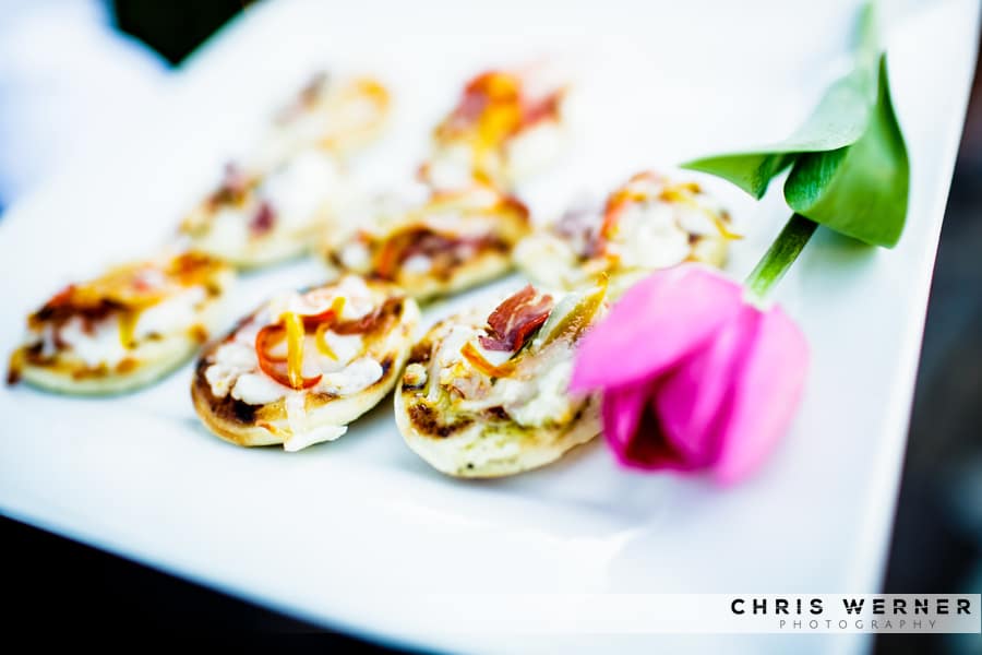 Lake Tahoe wedding caterers, photos of apps.