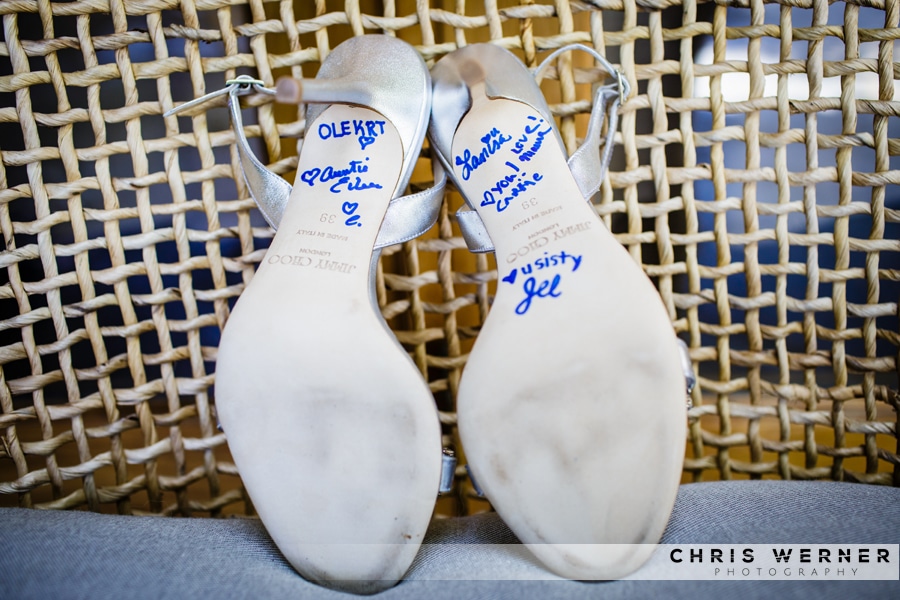 Jimmy Choo Signed Wedding Shoes