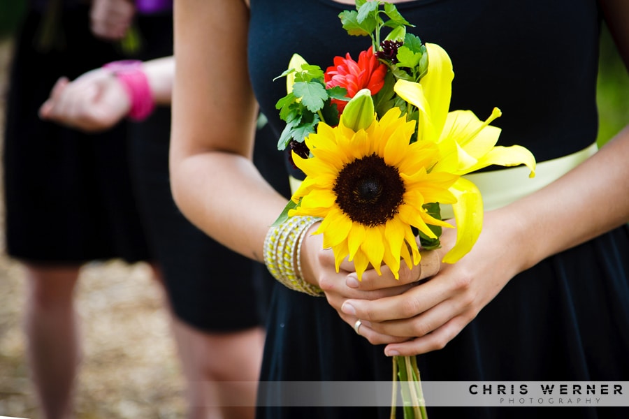 Sunflower Bridesmaid Bouquets