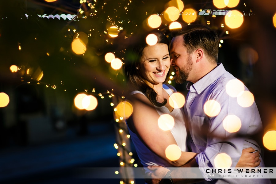 Lake Tahoe engagement photos in downtown Truckee.