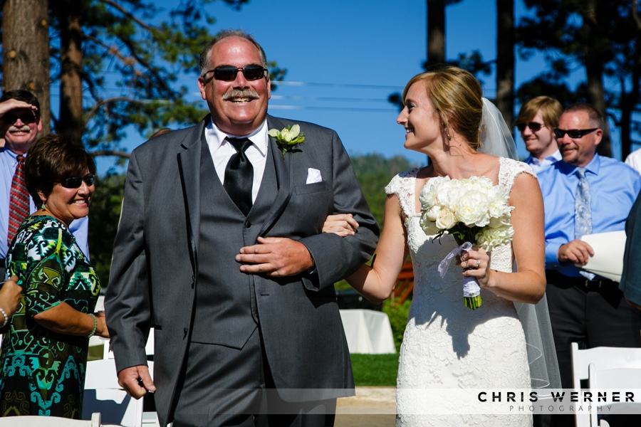Outdoor wedding photos from a Tahoe South Lake wedding