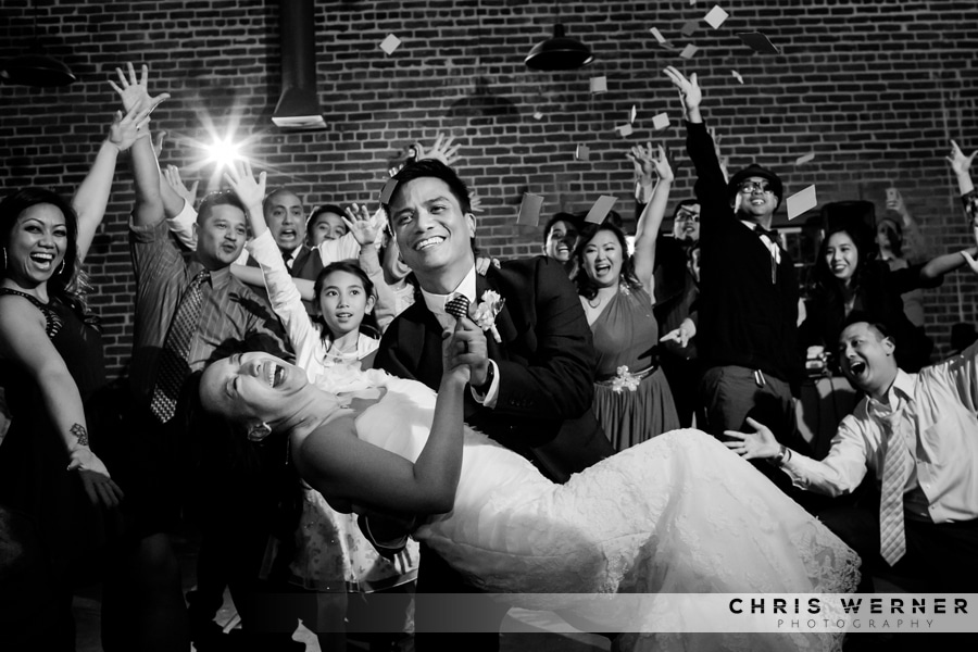 Wedding flash mob photo from a Beatnik Studios wedding in Sacramento.