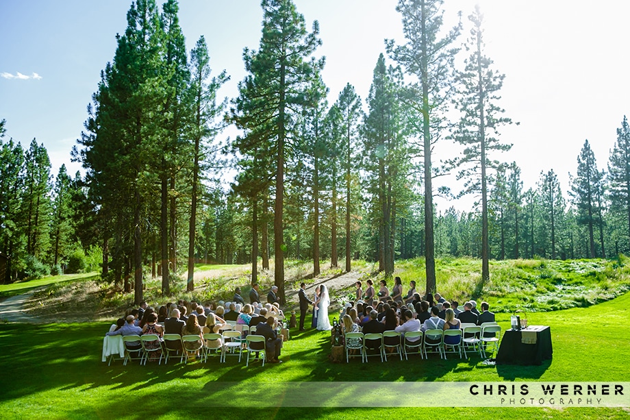 Sierra Foothills wedding venue photo: Chalet View Lodge wedding.