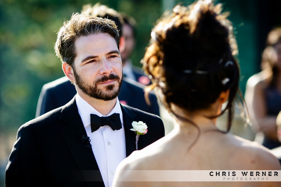 Photos of the groom at a Martis Camp wedding.