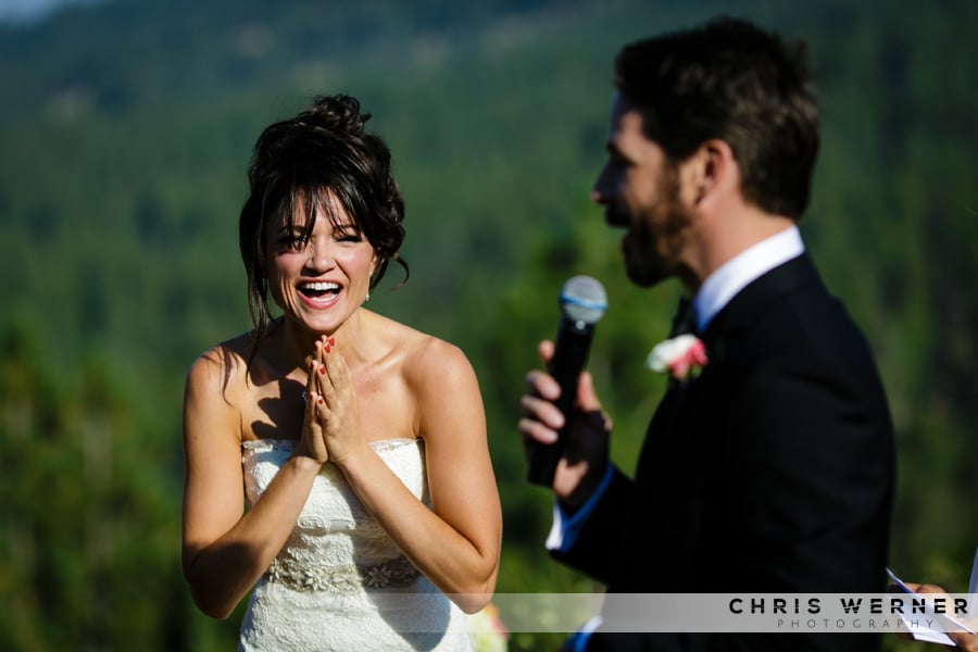 Martis Camp wedding photo of a Lake Tahoe bride.
