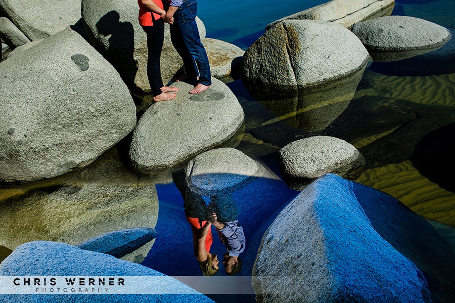 North Lake Tahoe engagement photos from a Tahoe wedding photographer.