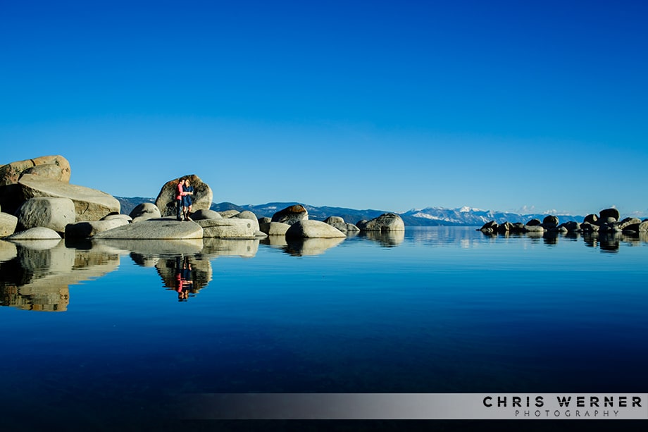 North Lake Tahoe engagement photos.