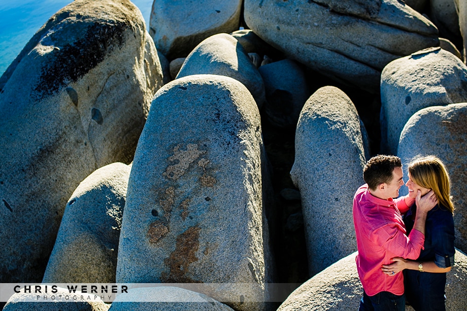 North Lake Tahoe engagement photos by Chris Werner Photography.