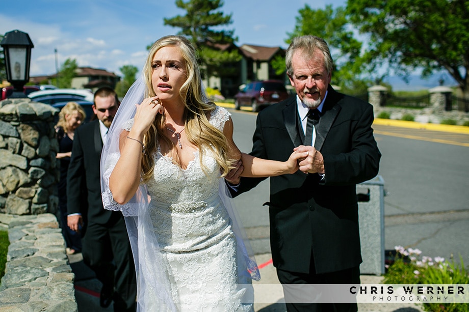 Father of the bride photo, by a Reno wedding photographer.