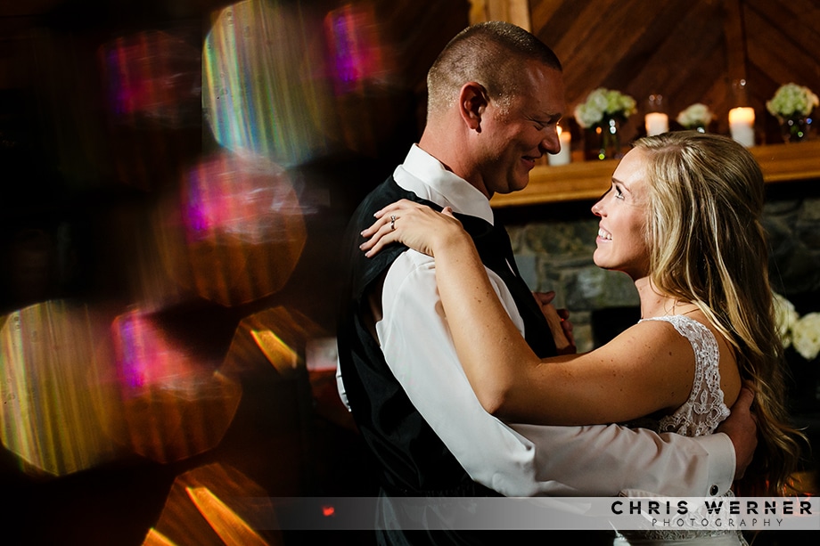 Bride and groom at David Walley's Resort, by a Reno wedding photographer.
