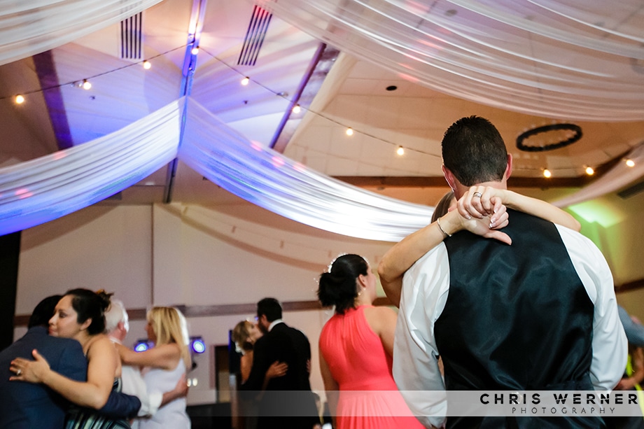 Wedding reception dancing photo from a Hyatt Lake Tahoe wedding