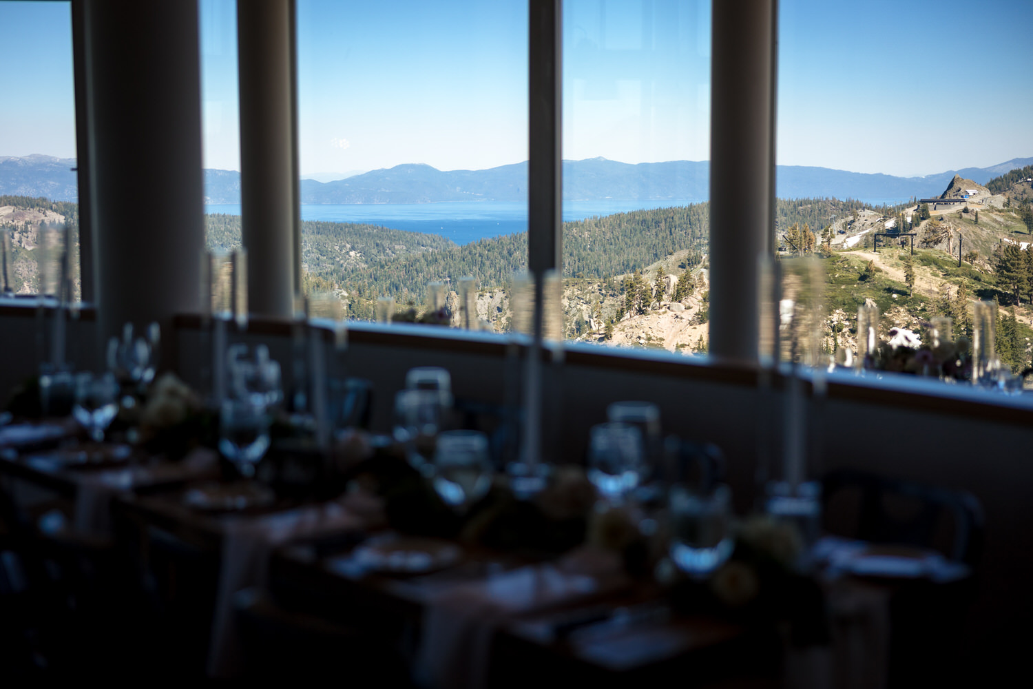 View of Lake Tahoe from the Terrace Restaurant and Bar.